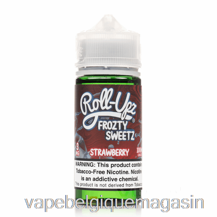 Vape Belgique Glace à La Fraise - Jus Roll-upz - 100ml 0mg